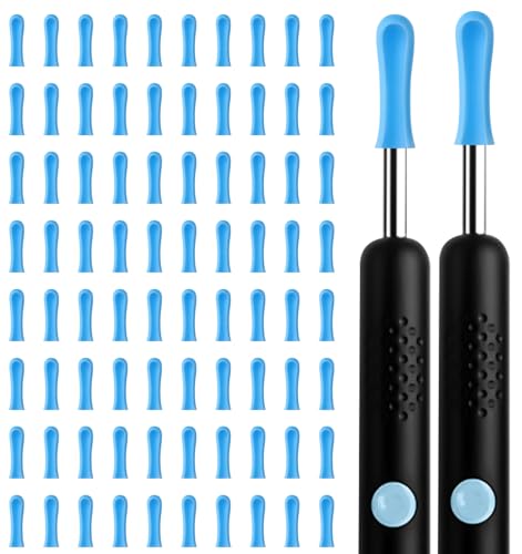 60 Pcs Ear Camera Tips, Ear Wax Camera Tips Dry/Wet