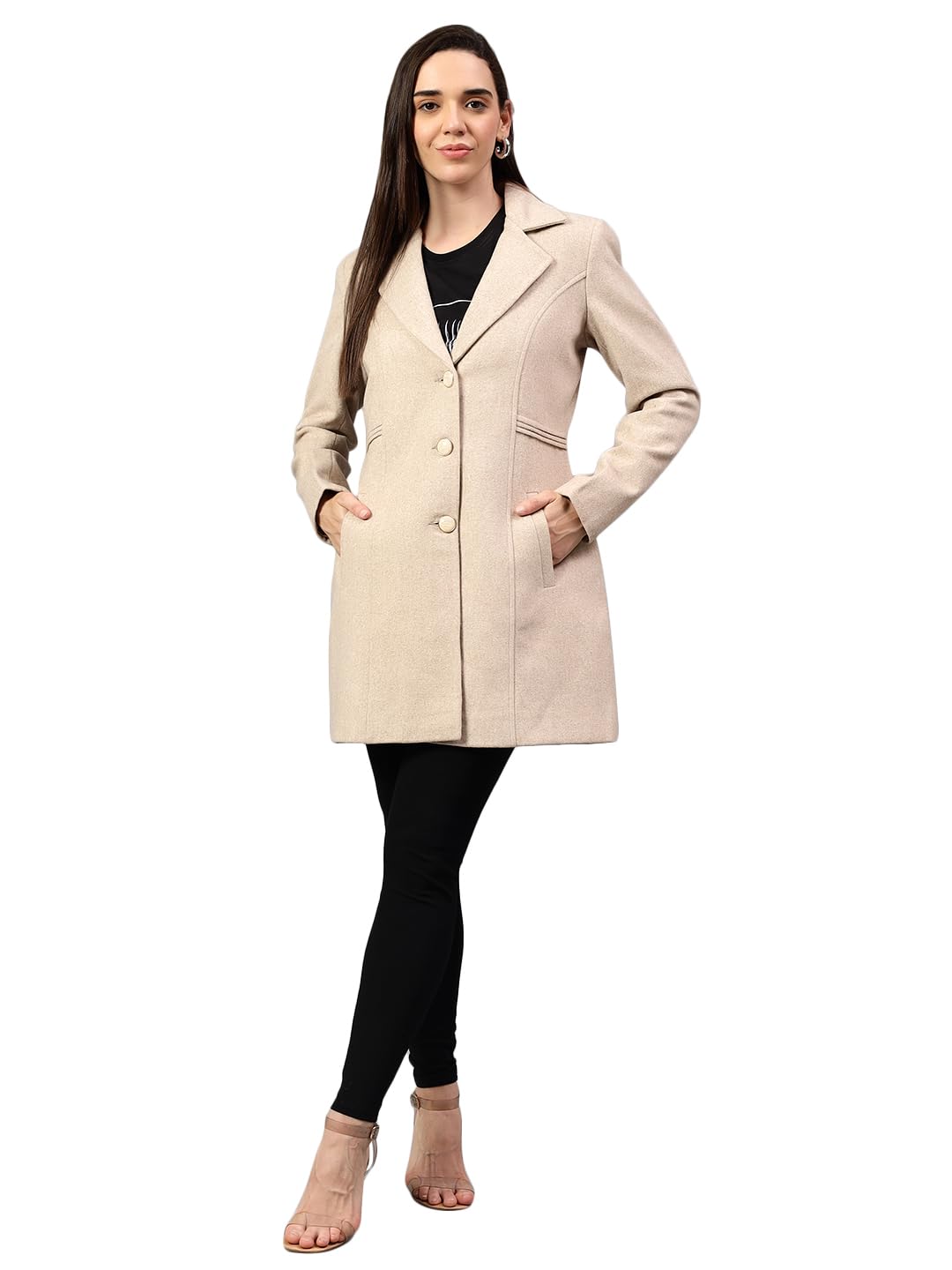 cantabil Solid Full Sleeves Regular Fit Women Casual Long Coat | Casual Winter Wear Long Coat for Women | Ladies Long Coat for Winter Wear (P_LLOC00040)-picture-20