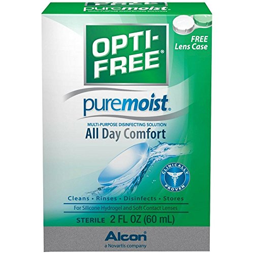 OPTI-FREE Pure Moist Multi-Purpose Disinfecting Solution, All Day Comfort 2 oz