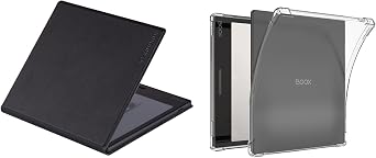 Case for 7" Onyx Boox Tablet Go Color 7/Boox Page e-Reader - Magnetic Cover with Auto Sleep/Wake + Lightweight Flexible Soft Back Clear Cover