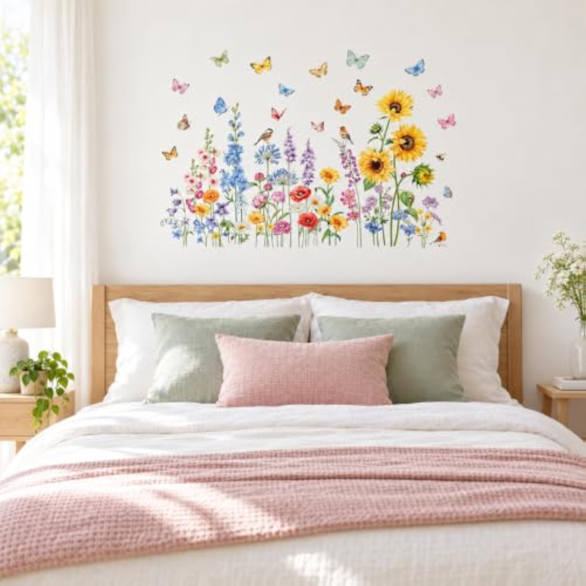Sunflowers and Wildflowers Wall Sticker