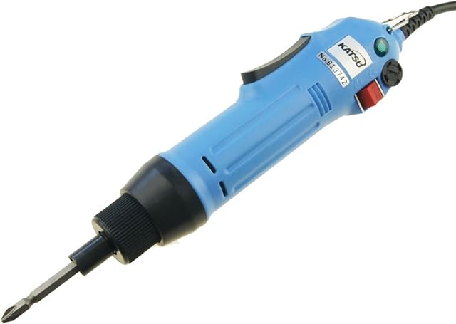 KATSU Electric Screwdriver, 3.5Nm 230V Handheld Assembly Line Straight Screw Driver with 6.35mm Hex Screw Driving Bit 10000223
