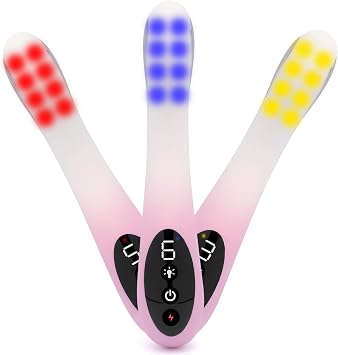 Female Personal Health Care Device, Red Blue Yellow Light Therapy Device for Women, Red Light Therapy for Muscle Strength Trainning Home Use