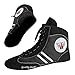 Produktbild FOX-FIGHT Sambo Schuhe Kampfsportschuhe hochwertige Qualität Ringer Wrestling Kampfsport Mattenschuhe Leder mit Wildleder Sohle (schwarz  42)
