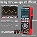 ZOTEK ZT-702S 2-in-1 Oscilloscope Multimeter with 2.8 Inch IPS Display,9999 Counts, Single Channel 10MHZ Bandwidth,48MSa/s High Real-time Sampling Rate,±400V Input Voltage,Measures Ohm-Volt-Tester