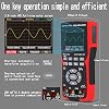 ZT-702S 2-in-1 Oscilloscope Multimeter with 2.8 Inch IPS Display,9999 Counts, Single Channel 10MHZ Bandwidth,48MSa/s High Real-time Sampling Rate,400V Input Voltage,Measures Ohm-Volt-Tester