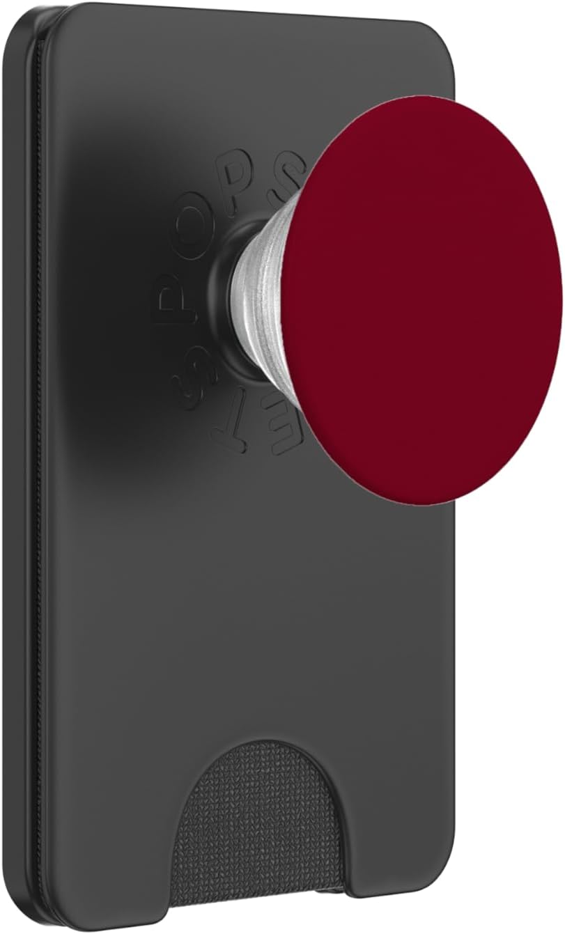 PopSockets Phone Grip with Expanding Kickstand - Burgundy PopSockets PopWallet for MagSafe