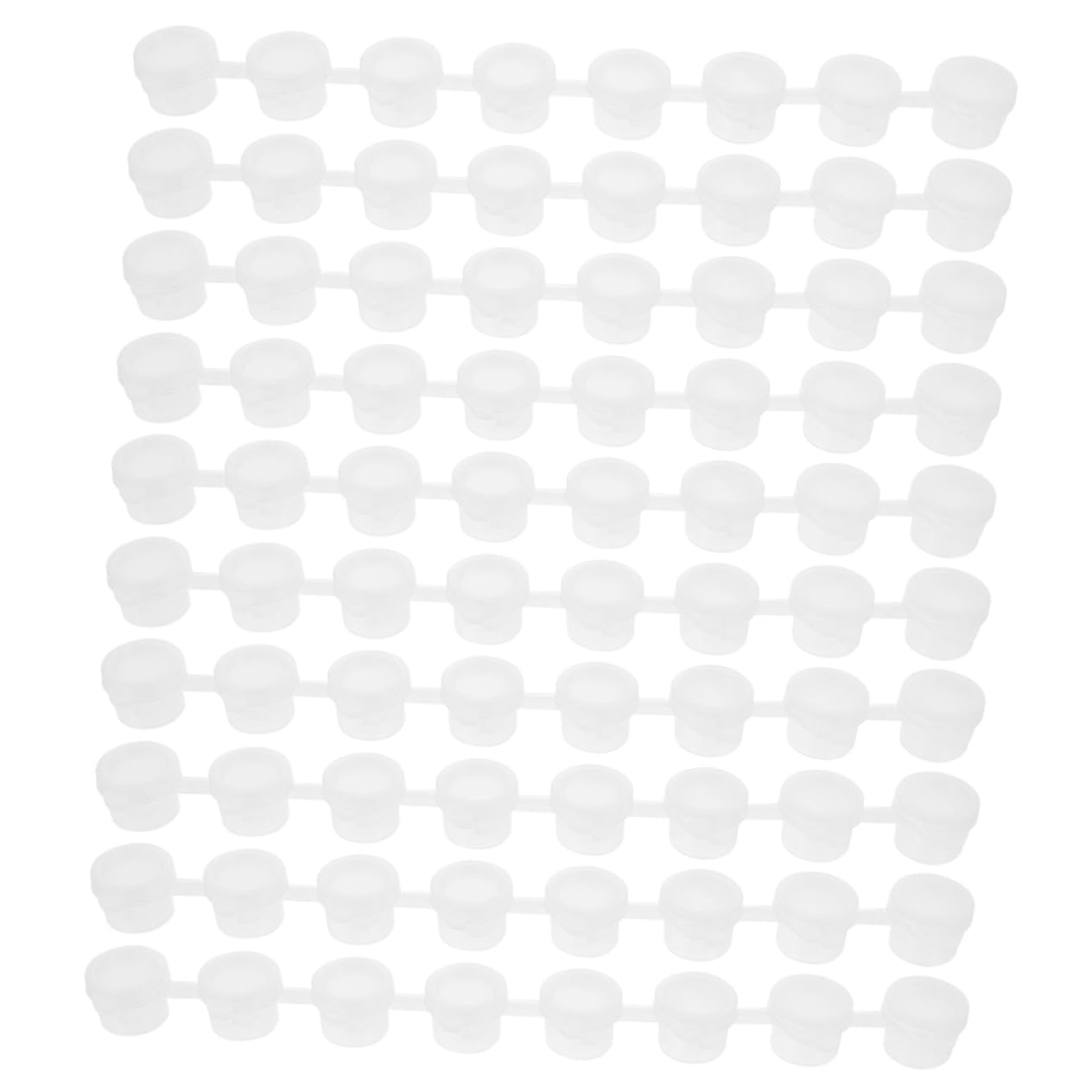 BEBEMOKO Watercolor Paint Storage Containers 50pcs Paint Cups Lids for School Art Supplies