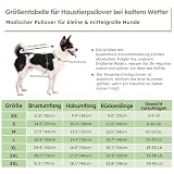 Queenmore Hundepullover Kleine Hunde Wärme Dackel Hundepulli Strick Pullover Hund Strickmantel Mit Zopfmuster Hundepullover Französische Bulldogge Bulldog Chihuahua Katzen Corgi, Grün, S