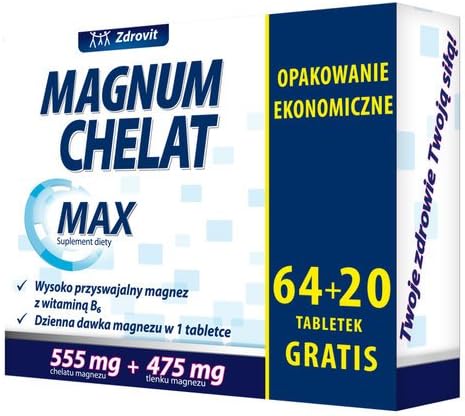Magnum Chelate MAX - 64 + 20 tablets