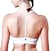 Women's Light Support Cross Back Wirefree Pad Yoga Sports Bra Queenie Ke Size L Color White Pro