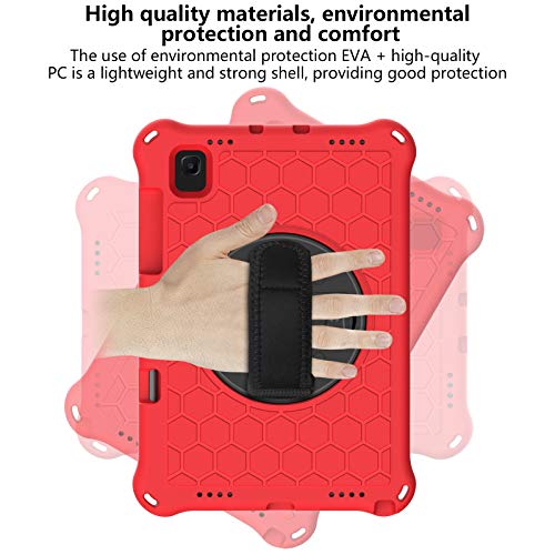 Boîtier rigide pour tablette Samsung S6 Lite 10.4 durable avec support rotatif