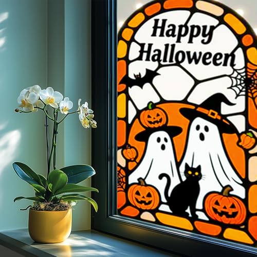 HOMETITUTE Ventana Decorativa Halloween 31x47 Pulgadas miniatura 3