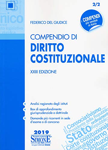 9788891420671 Compendio di diritto costituzionale