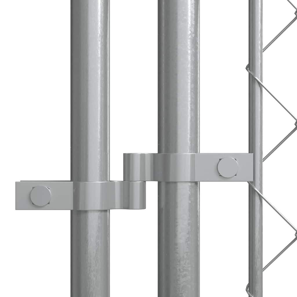 Recinto Cane 7,6x3,8x2,3 m Argento