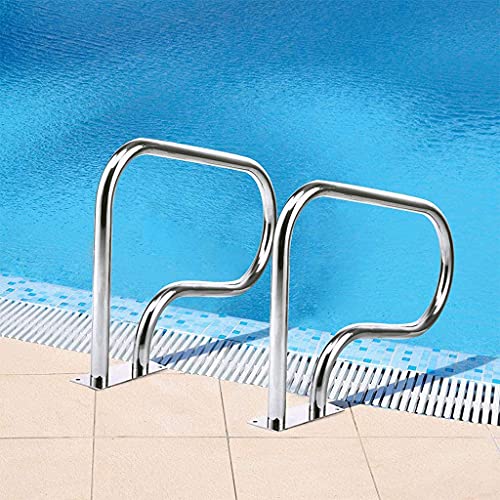 Barandal de piscina inoxidable de 3 curvas con montaje rápido miniatura 2