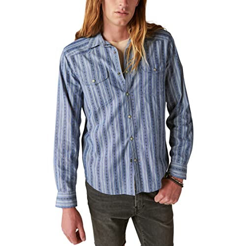 Chemise western Masa Lucky Brand rayée : idéale pour vos sorties et week-ends détendus