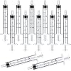 Nuanchu 30 Pcs 3ml Liquid Syringe Pet Feeding Plastic Syringes Dog Oral Food Measuring Syringe Tools for Cats Dogs Kitten Puppy Bunny Small Animals Newborn Pet Feeder Nursing Supplies