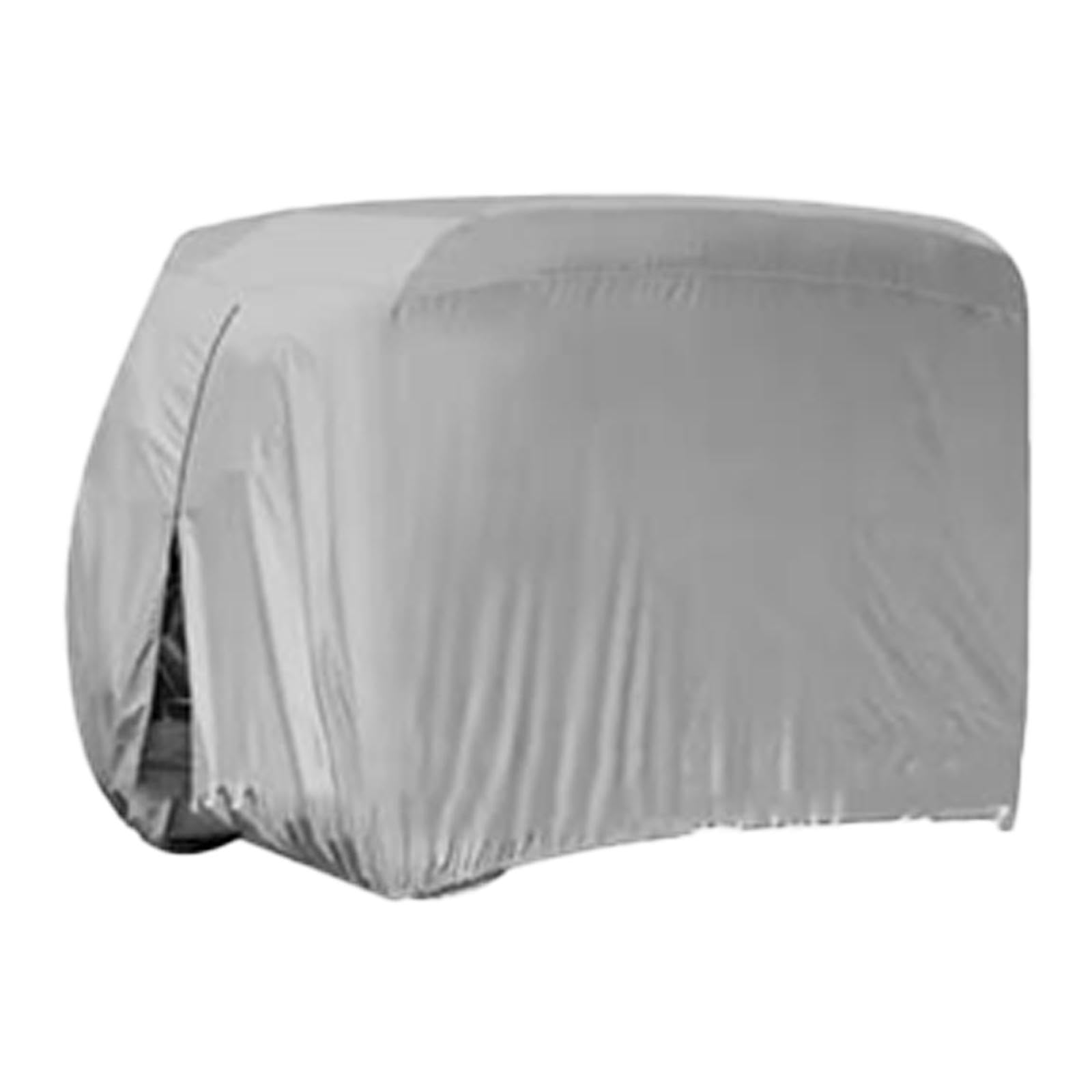 Funda para Carrito de Golf de Tela Oxford Impermeable con Banda Elástica Protección Lluvia Y Suciedad Y Portátil Adecuada Par