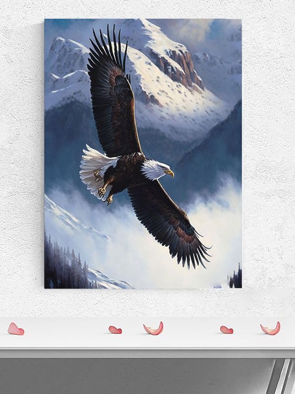 Postermanya (pster1803) Göklerin Hakimi Kartal Hayvan Poster - Afiş - Dekoratif Duvar Posteri 30 x 40