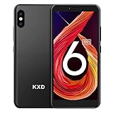 Teléfono Móvil Libre, KXD 6A Smartphones Baratos, 1GB RAM 8GB ROM (64GB SD) Smartphone Libre, Pantalla 5.5', 3G Android 8.1 Dual SIM, Face ID, Cámaras triples, 2500mAh/GPS/Versión Global - Negro