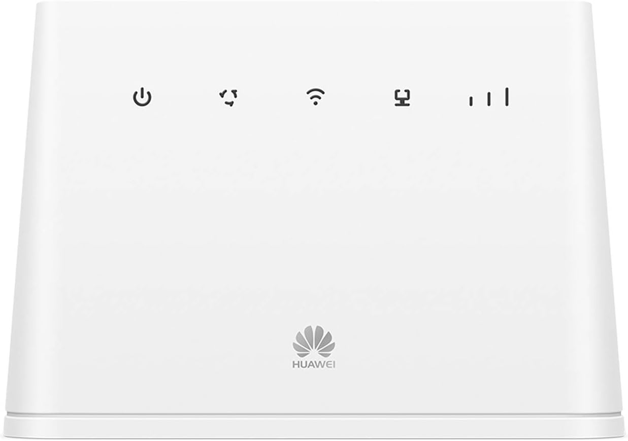 B311 2020, CAT 4, 4G/ LTE 150 Mbps Mobile Wi-Fi Router, Unlocked to All Networks- Genuine UK Warranty STOCK (Non Network Logo)- White