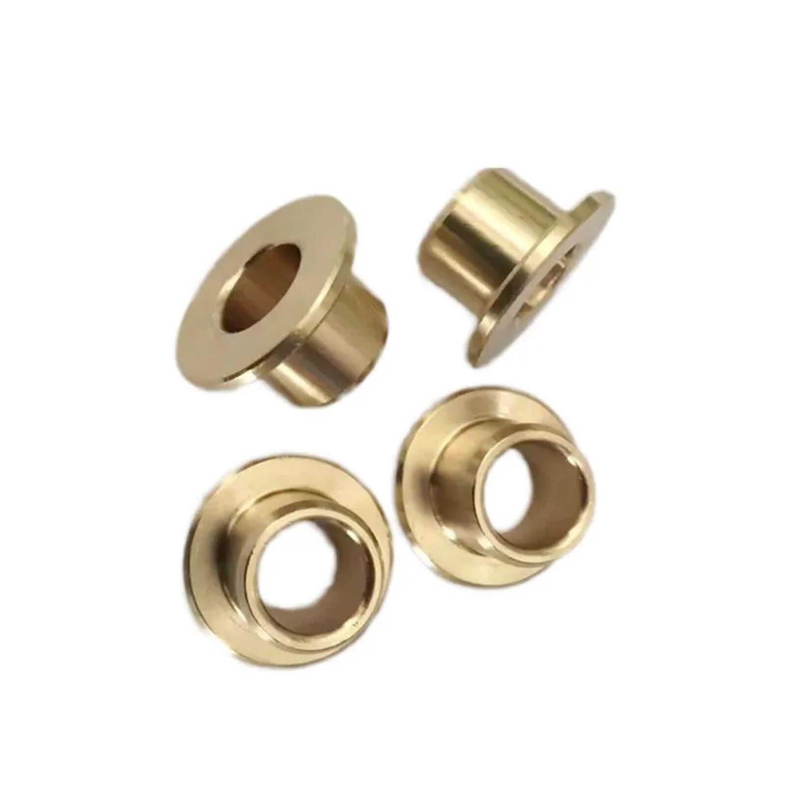 Rodamiento, 5 piezas interior 2 3 4 6 0.315 in con brida autolubricante rodamiento polvo metalurgia aceite cobre buje guía escalonada (0. x .472 .591 .630 .079 in)(6x10x12x14x2mm)