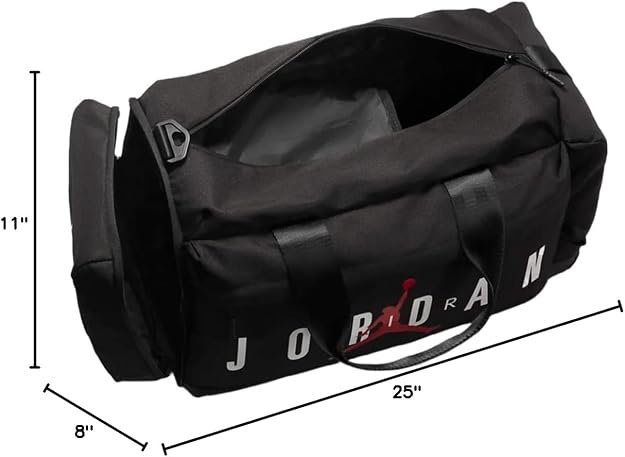 Amazon.co.jp: Nike Jordan Air Velocity ダッフルバッグ, ブラック