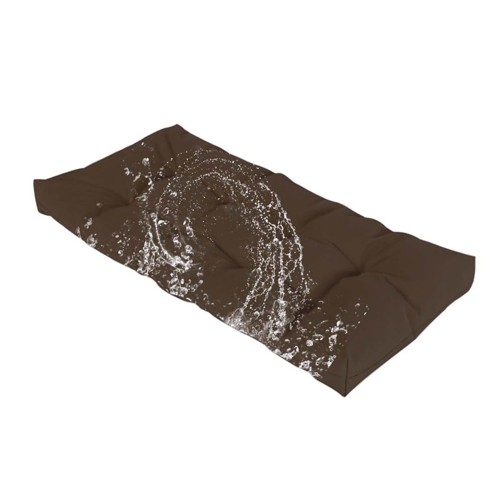 Coussin de siège de jardin imperméable 200x60 résistant aux UV fini les assises glissantes