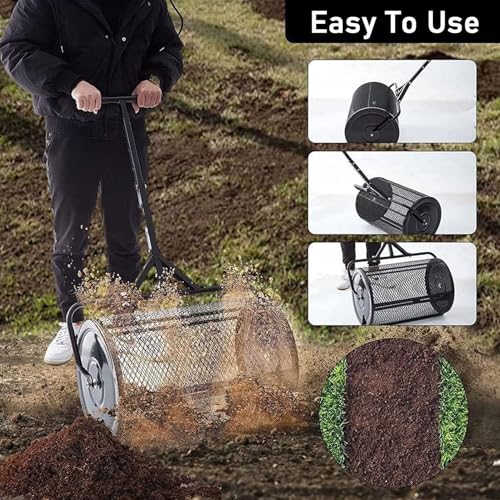 Esparcidor de Compost para Jardín con Mango en T miniatura 3
