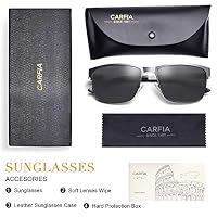 CARFIA Polarisierte Herren Sonnenbrille Metallrahmen UV 400 Fahrerbrille – Ansicht 4