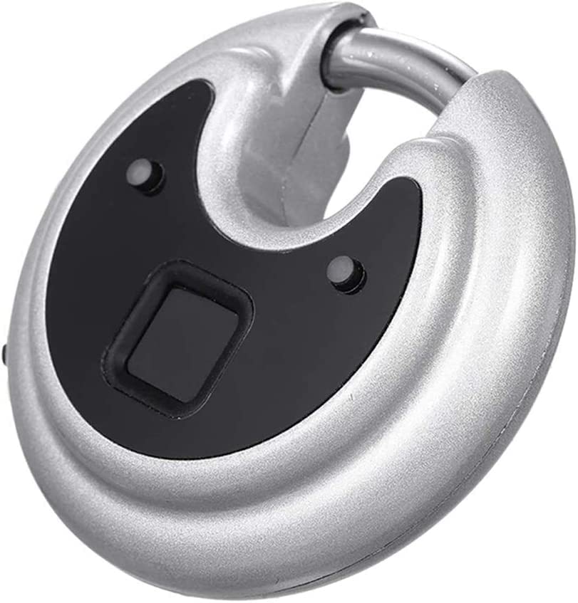 Candado Inteligente con Huella Dactilar, Recargable por USB, IP65, Resistente al Agua, para Interiores y Exteriores, para Guardar Cosas, Bolsas, cerraduras de Puertas de Bicicletas.