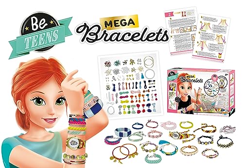 Méga bracelets Buki BE003 kit de création de bijoux tendance pour enfant