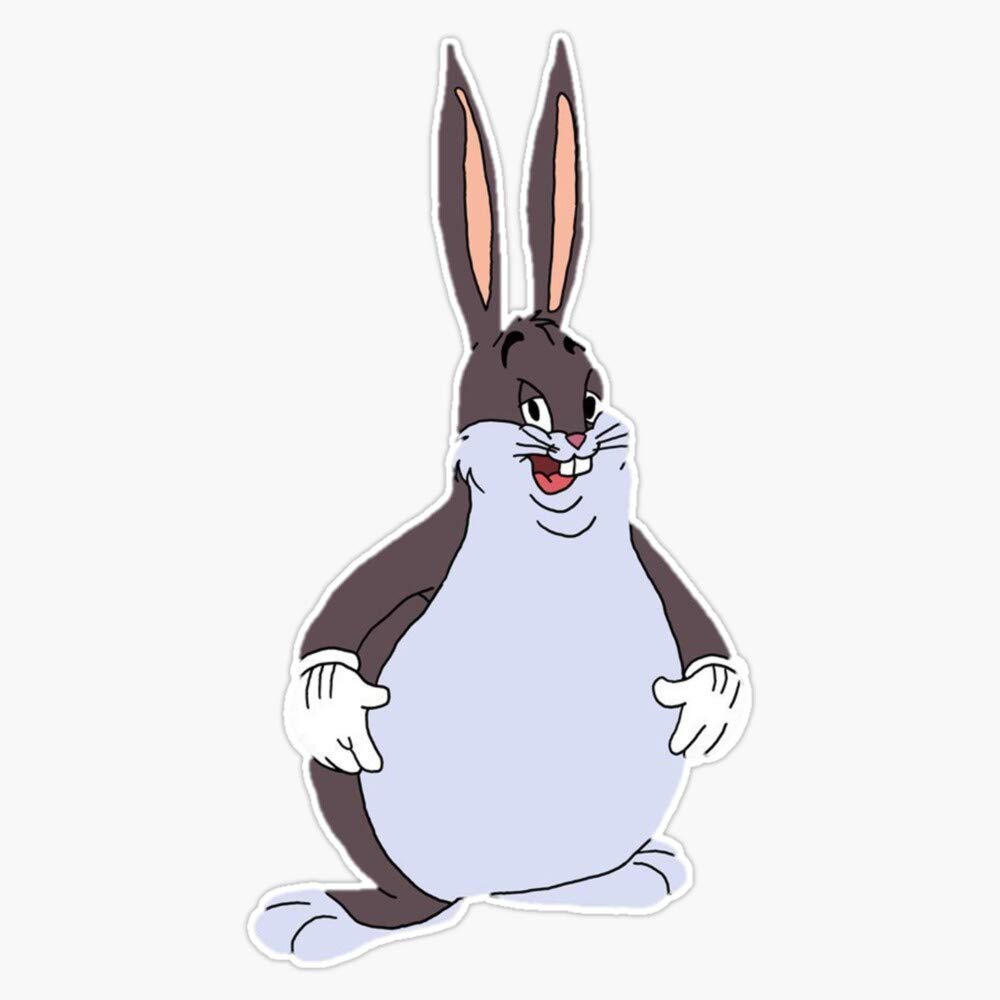 Big Chungus Sticker Vinyl Bumper Sticker Decal Waterproof 5"