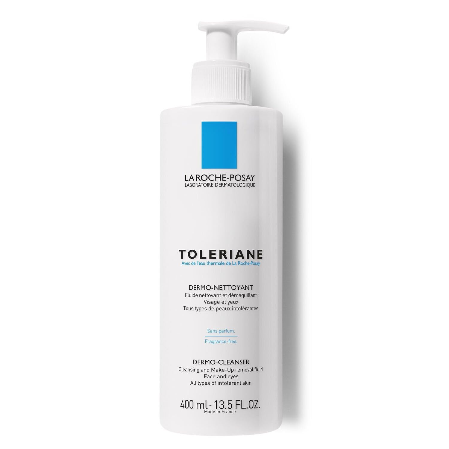 LA ROCHE-POSAY – Lait Démaquillant Doux pour Visage et Yeux, Nettoyage et Soin Apaisant (400 ml) - lot de 2 - Vendu par Lot