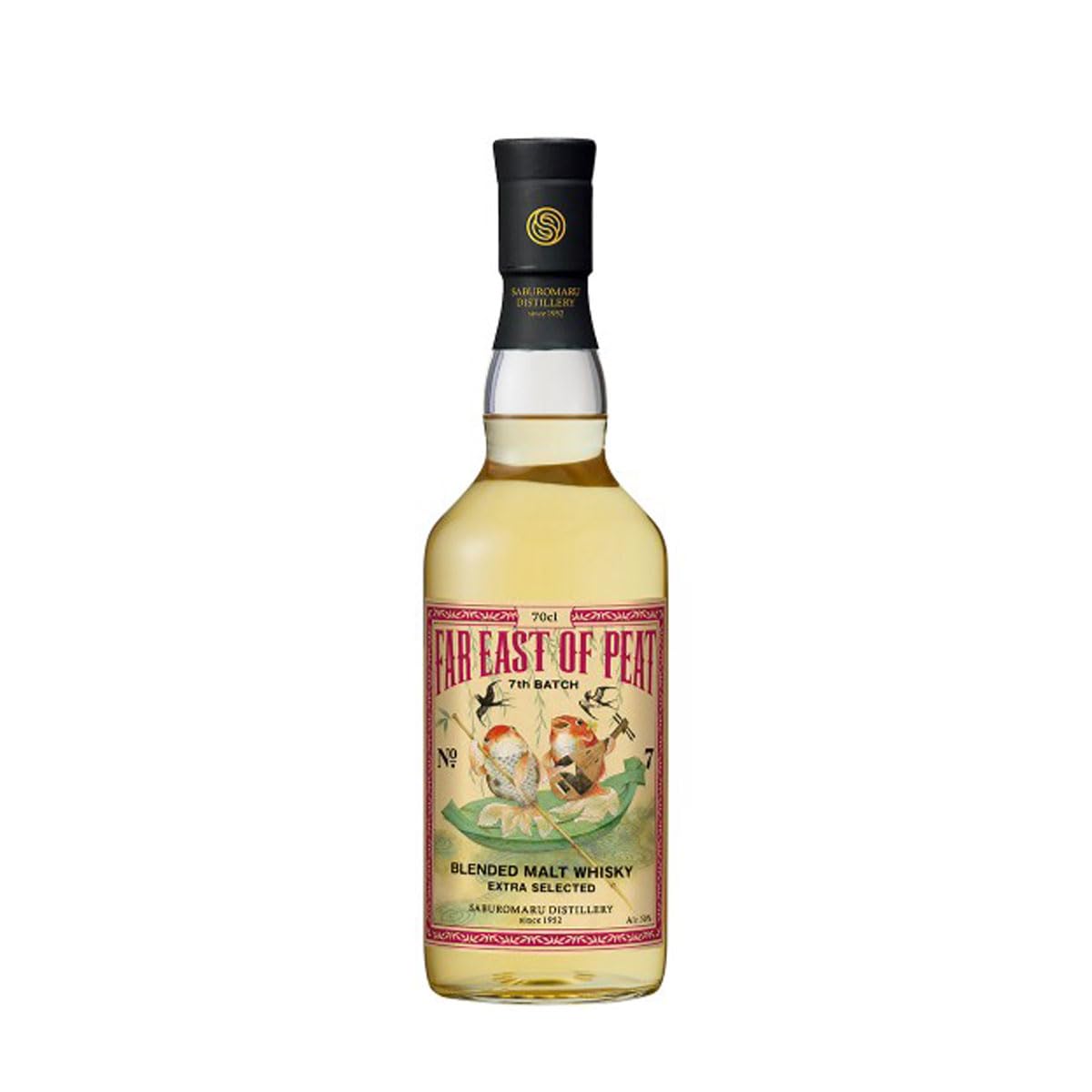 Amazon.co.jp: 三郎丸蒸留所 FAR EAST OF PEAT 7TH BATCH Blended Malt