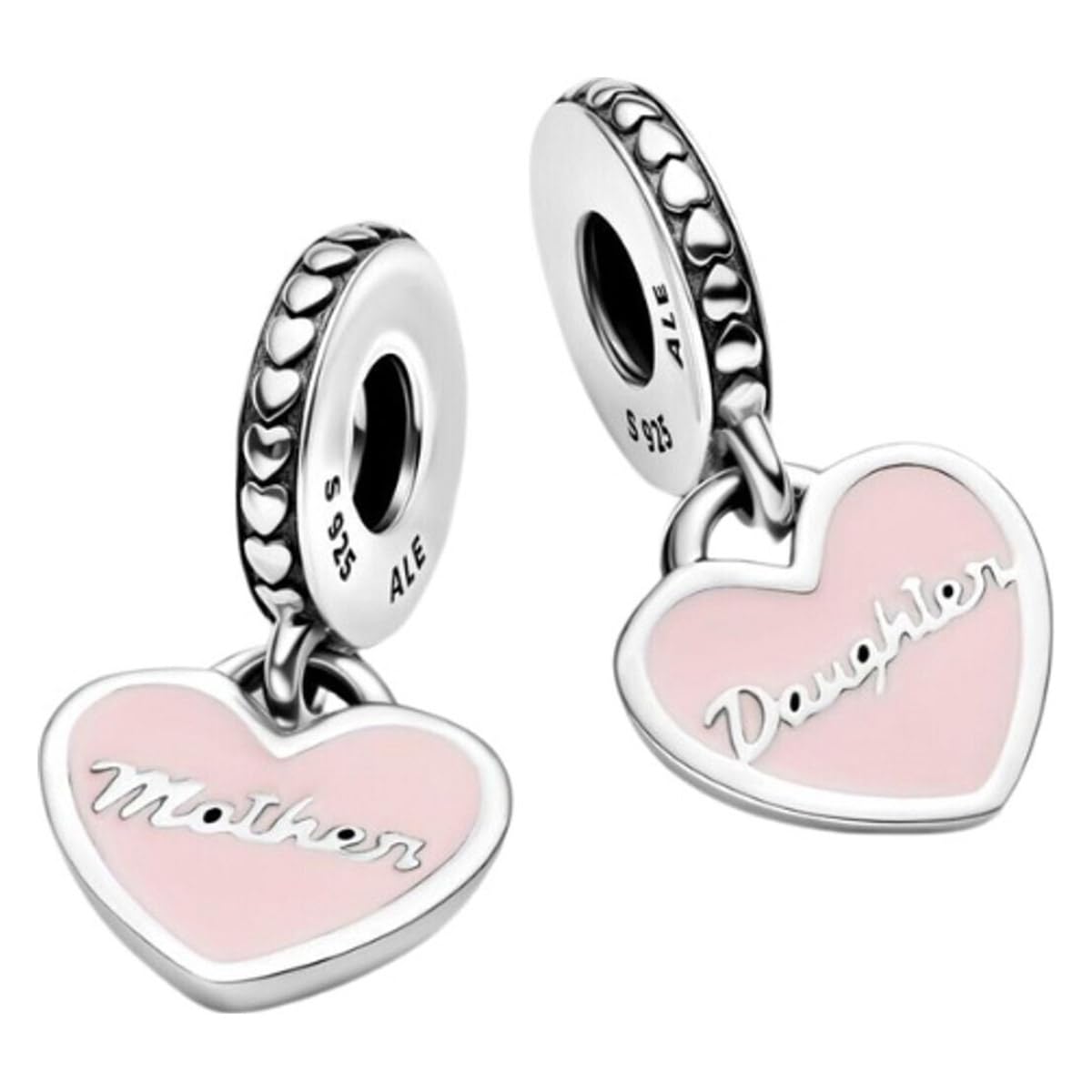 PANDORA Damen-Kette Mutter & Tochter Herz Geschenkset Muttertag 28504