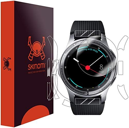 Amazon Com Skinomi Full Body Skin Protector Compatible With Samsung Galaxy Watch 46mm Screen Protector Back Cover Techskin Full Coverage Clear Hd Film Cell Phones Accessories