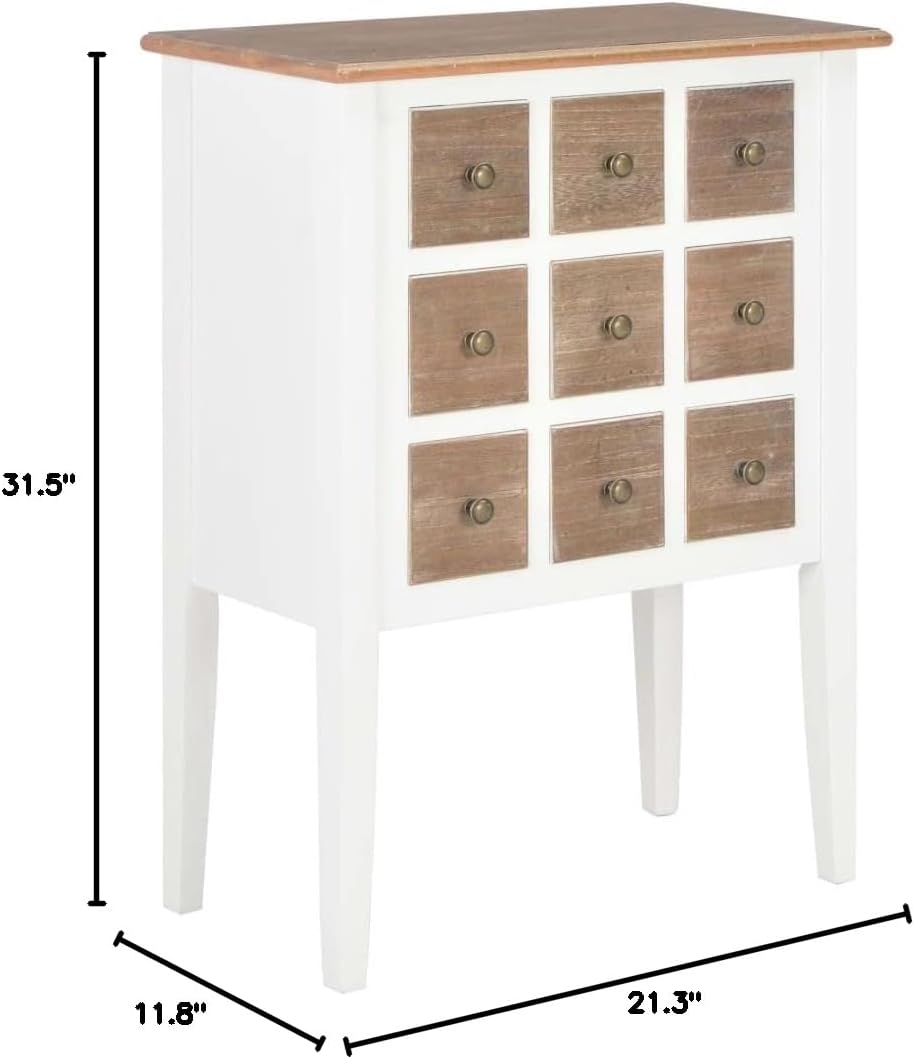 Sideboards and Buffets Cabinet with Storage Mid Century Modern Decor White 21.3"x11.8"x31.5" Solid Wood (Color : A, Size : 21.3" x 11.8" x 31.5") (A 21.3" x 11.8" x 31.5")
