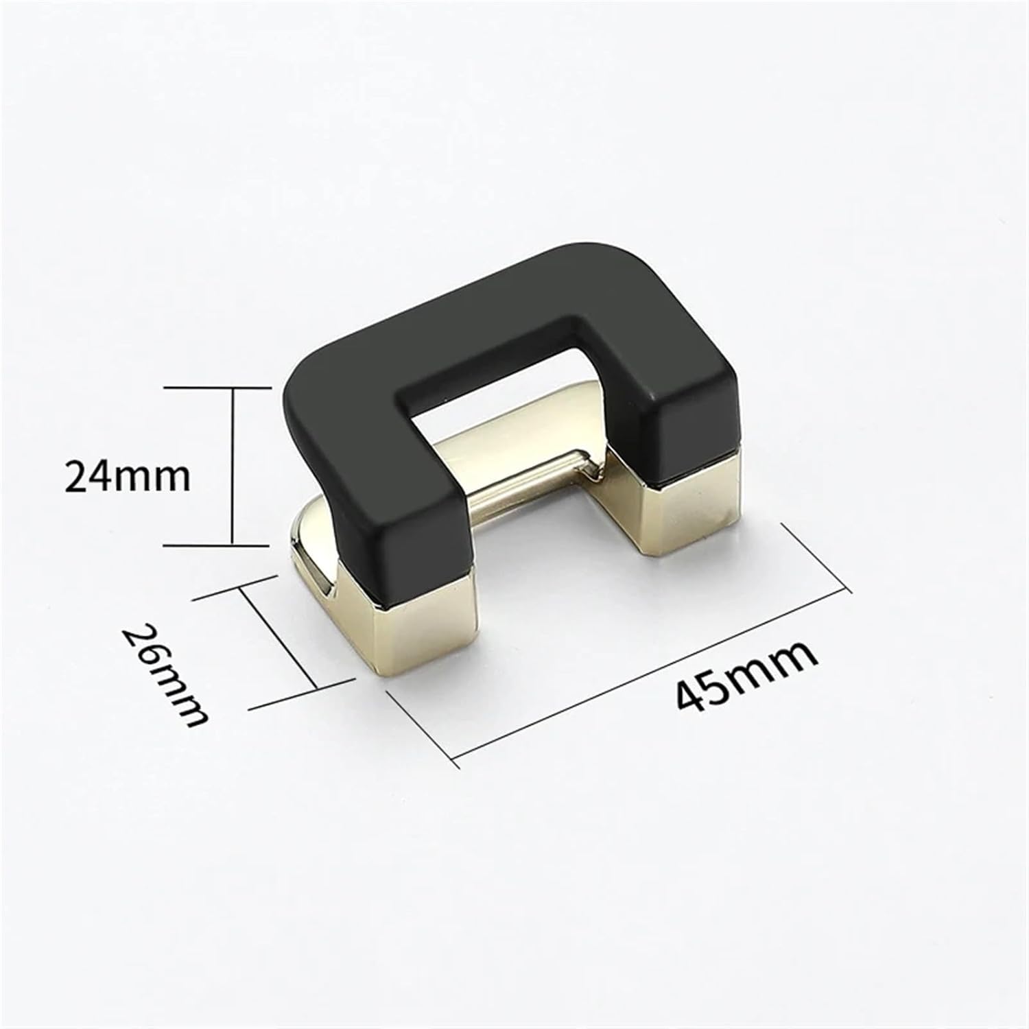 Zinc Alloy Handle 32mm/96mm Cupboard Wardrobe Pulls Kitchen Cabinet Drawer Door Knobs Black Gold Furniture Hardware 1Pcs (Color : Black Gold-96mm)