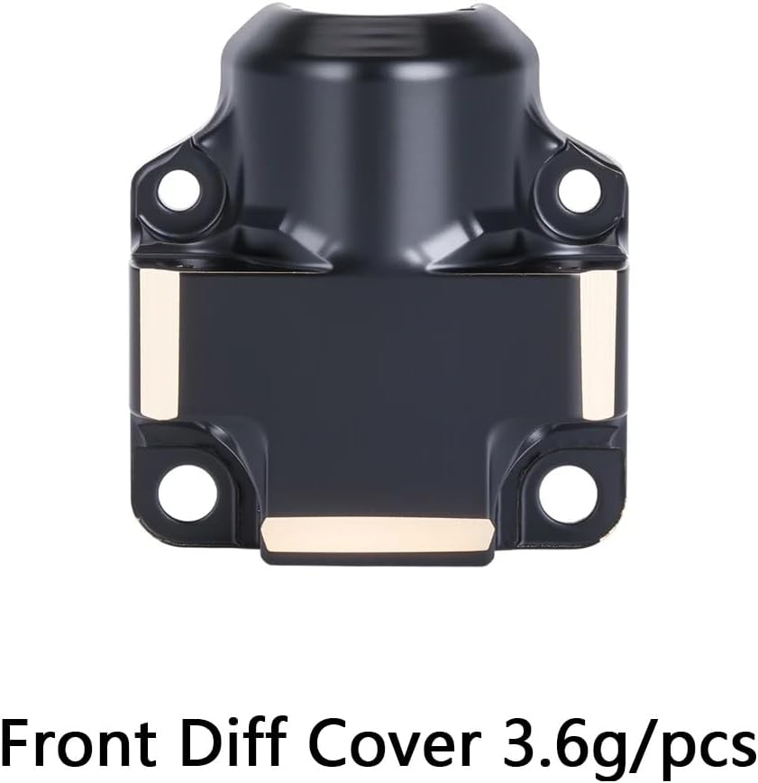 Axial SCX30 1/30 Brass Upgrade Set - Steering Knuckles/Diff Covers/Rear Hub Weights - for Ford Bronco Jeep Wrangler Models (Front Axle Weight)