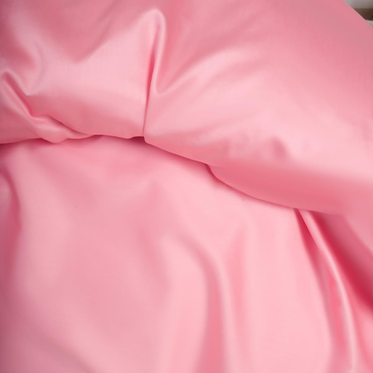Zenoni & Colombi Copripiumino Matrimoniale 100% Raso di Cotone 300 fili - Set Copripiumino e federe, Made in Italy (Matrimoniale, Rosa Corallo)