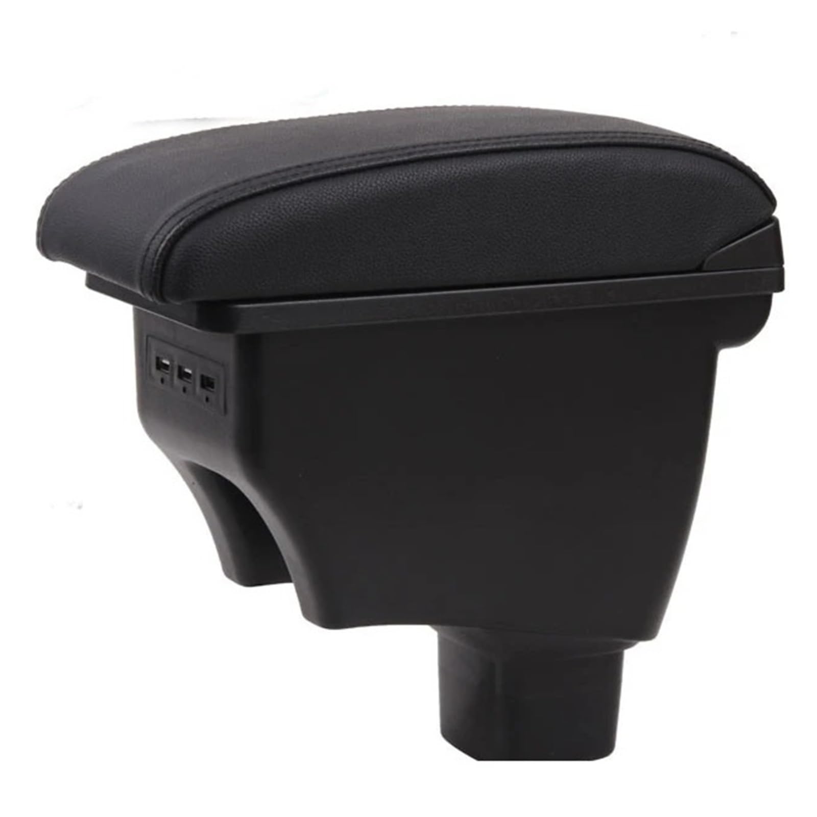 UMDJJU For Suzuki For Sx4 2007-2013 Car Rotatable Armrest Arm Rest Center Centre Console Storage Box Car Centre Console Armrest Box(Black black line)