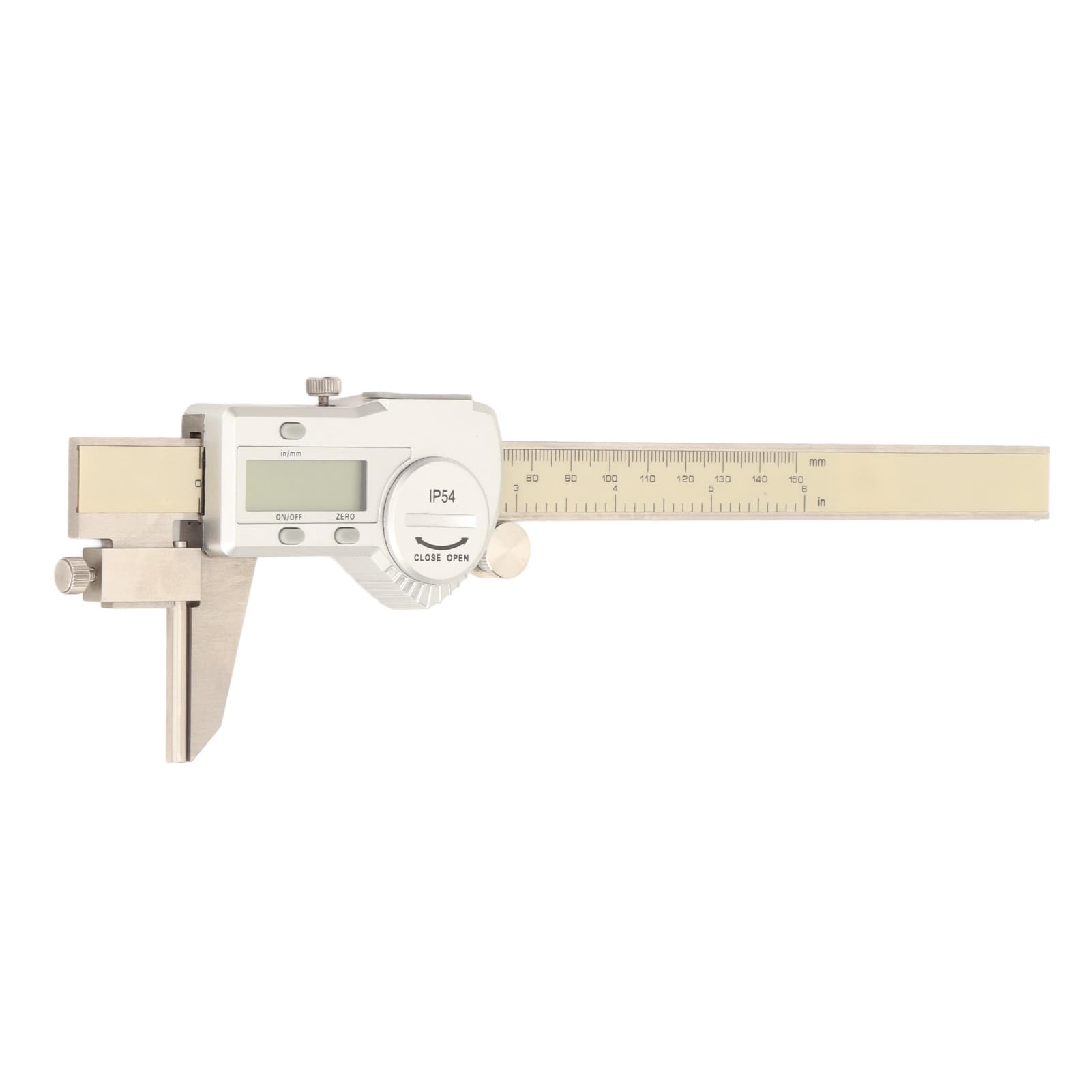 FTVOGUE Calibro Digitale Strumento di Misurazione in Acciaio Inossidabile 6 Pollici Da 0 a 150 Mm Ampio Display LCD Mm Pollici Conversione per Stampa 3D Hobbisti Falegnami Misurazione Domestica