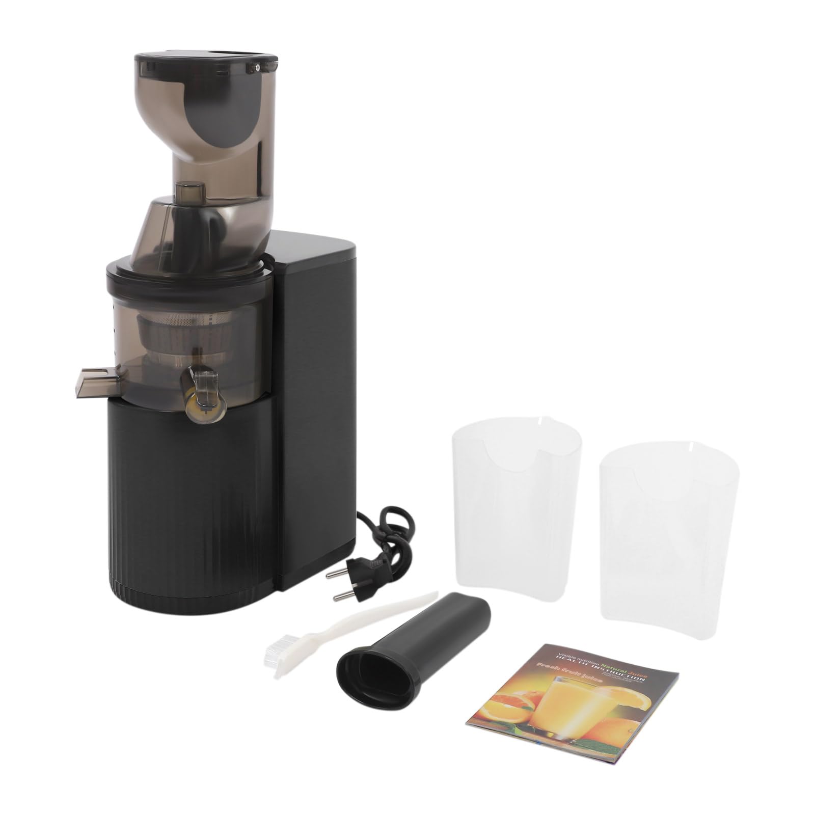 Estrattore di succo Slow Juicer 48U Min con filtro fine | 48 giri/min, tecnologia Slow-Press, fino al 98,5% di efficienza di succo, funzionamento silenzioso, filtro fine e funzione di