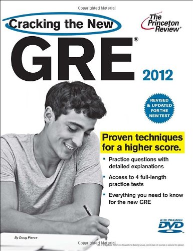 Buy Cracking the New GRE, 2012 (With DVD) (Graduate School Test Preparation) — BookShops.in