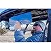 Goldenrod 6792 Magnetic UTV Sun Visor 2-Pack – Clear Polycarbonate Glare Blocker for Polaris & Can-Am – Adjustable 11