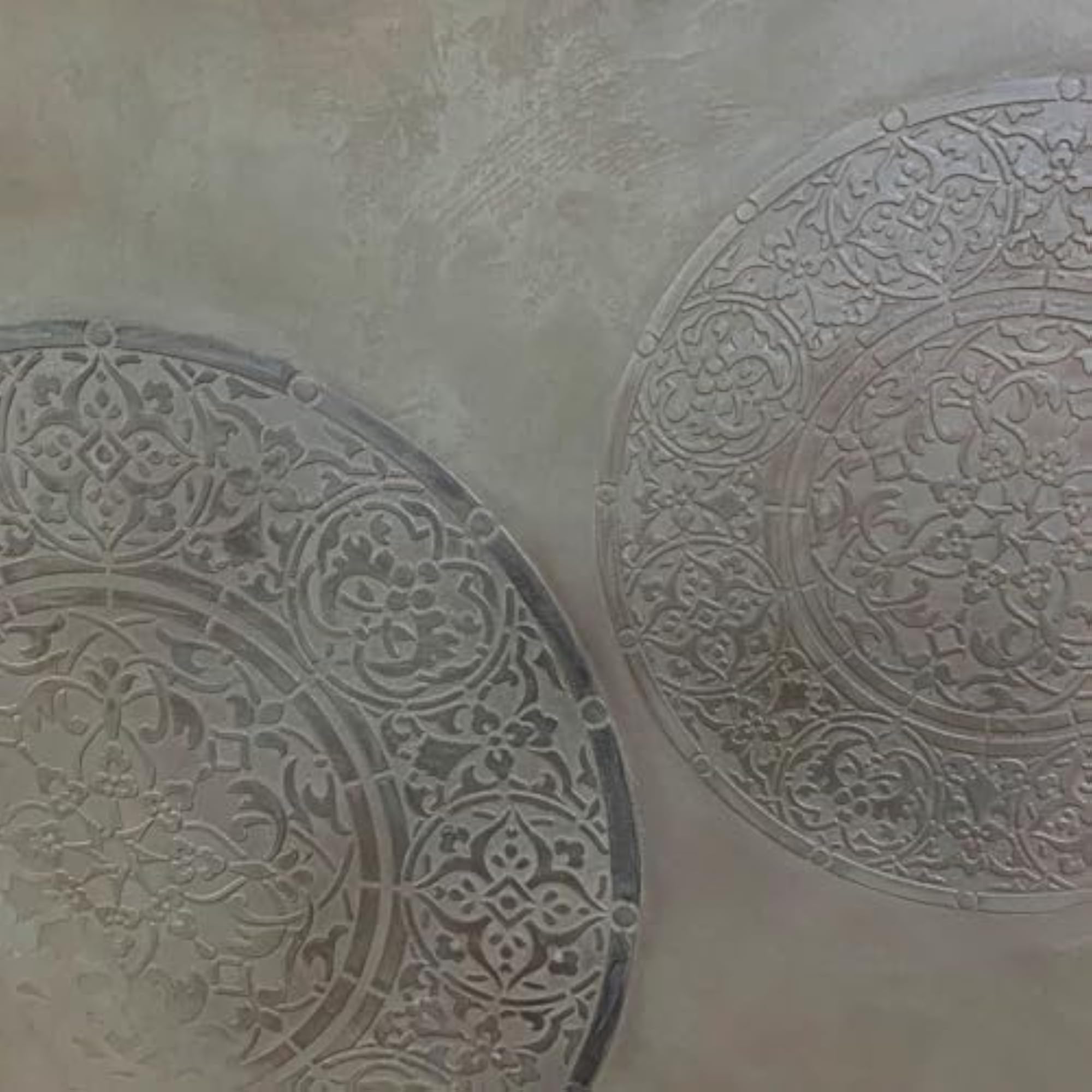 Mandala Putting Wall Stencil, 24X24 Inch