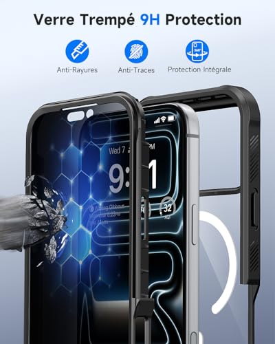 Marre des regards indiscrets ? Coque iPhone 17 Pro anti-espion antichoc - 4