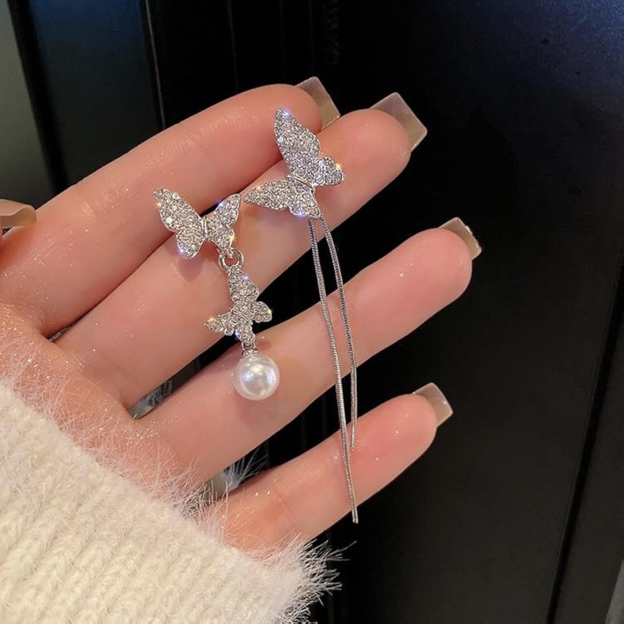 Celebrity Inspired Stylish Pearl Earrings, Gift for Her